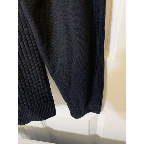 Hugo‎ Boss Midnight Blue Stripe V Neck Wool Sweater - Picture 3 of 6